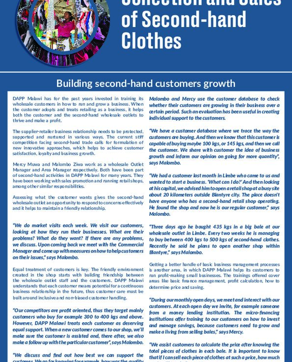 Building second hand customers growth