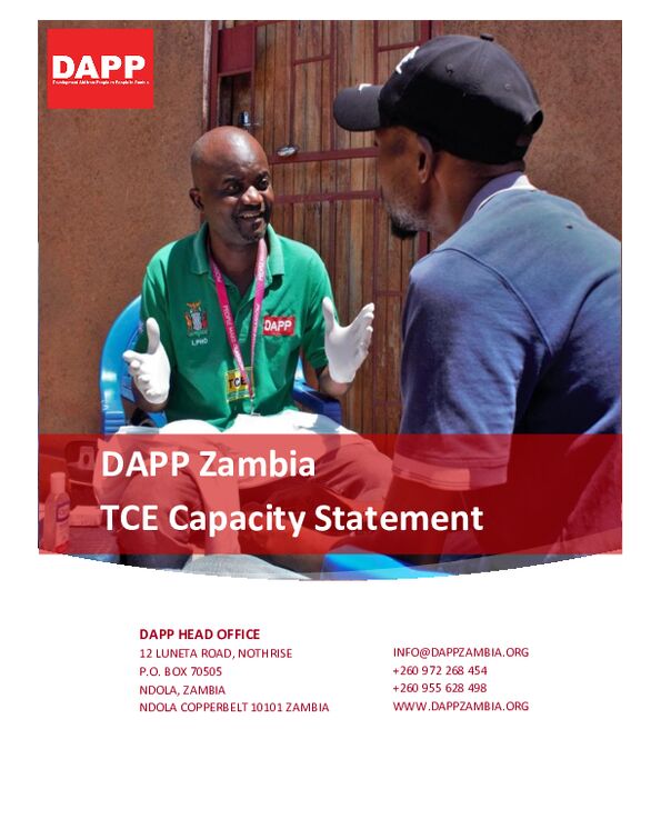 DAPP Zambia Health Capacity Statement