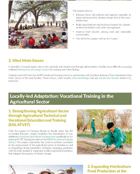 DAPP Namibia Climate Change Capacity Statement